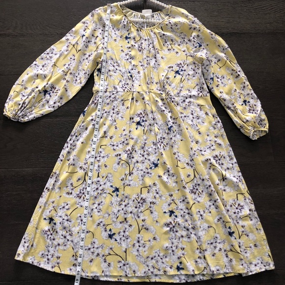 Women’s H&M floral textured woven dress Sz 8 - Picture 7 of 15